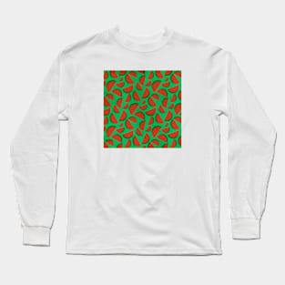 Watermelon Pattern Long Sleeve T-Shirt